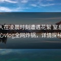 圈内人在凌晨时刻遭遇花絮 窒息，糖心vlog全网炸锅，详情探秘