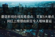 蘑菇影视在线观看盘点：花絮5大爆点，网红上榜理由疯狂令人暧昧蔓延